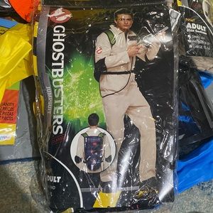 Mens Ghostbusters Halloween Costume Jumpsuit